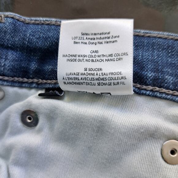 EDWIN Elin High Waist Straight Crop Jeans Size 28 in Vibe Medium Wash - Picture 9 of 9